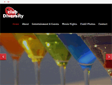 Tablet Screenshot of clubdiversity.com